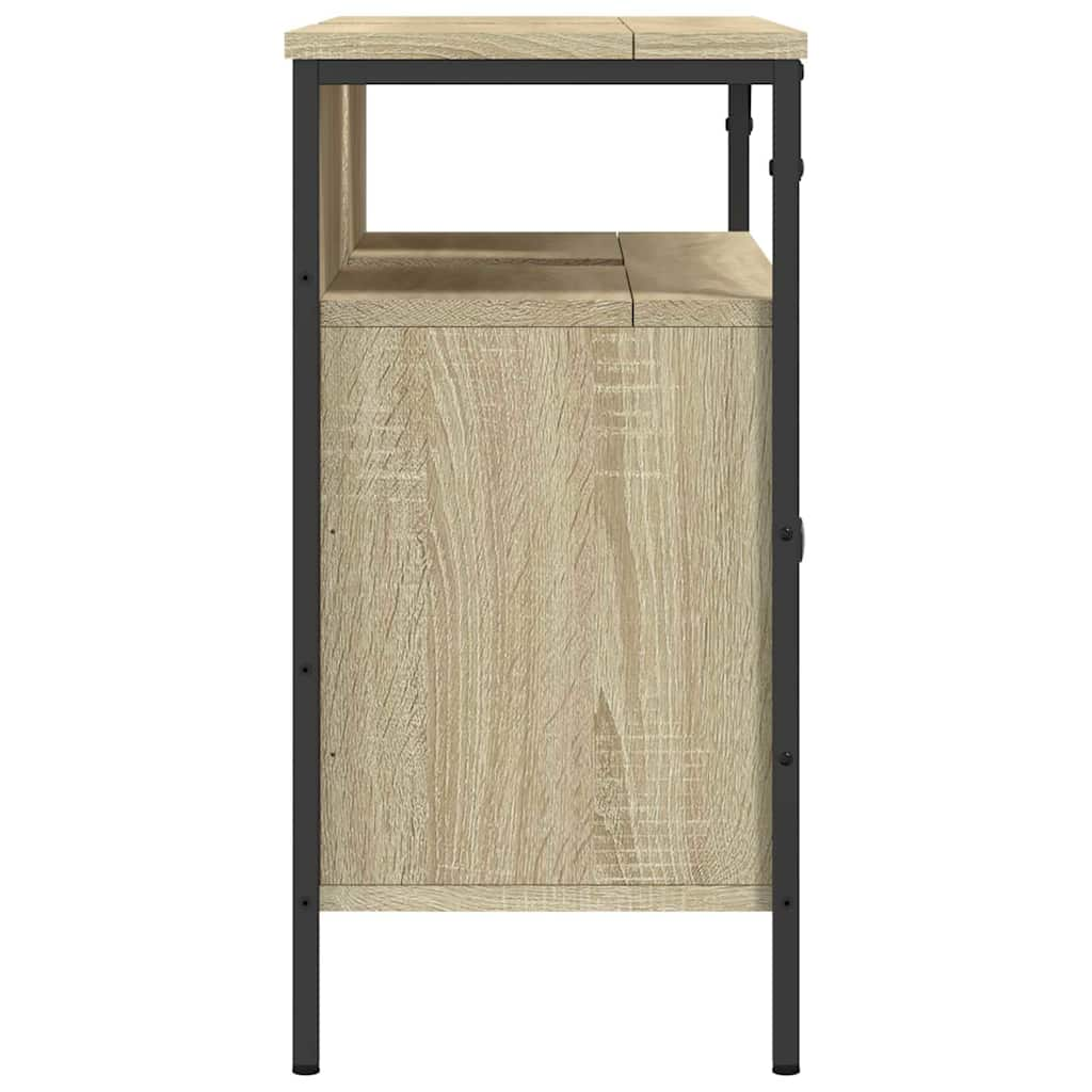 Bathroom Sink Cabinet Sonoma Oak 80x30x60 cm Engineered Wood