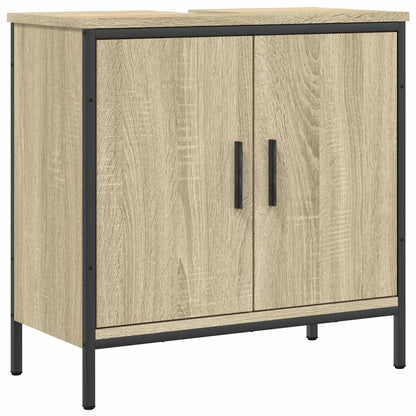 Bathroom Sink Cabinet Sonoma Oak 60x30x60 cm Engineered Wood