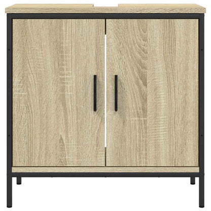 Bathroom Sink Cabinet Sonoma Oak 60x30x60 cm Engineered Wood