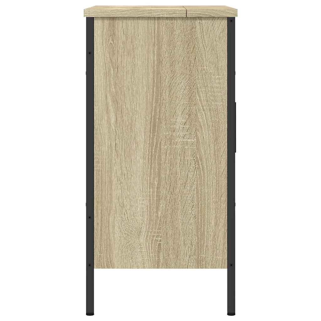 Bathroom Sink Cabinet Sonoma Oak 60x30x60 cm Engineered Wood