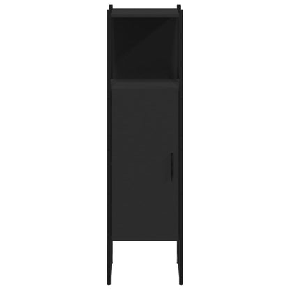 Bathroom Cabinet Black 33x33x120.5 cm Engineered Wood