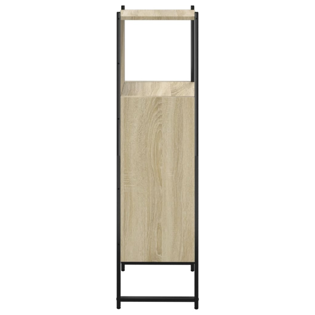 Bathroom Cabinet Sonoma Oak 33x33x120.5 cm Engineered Wood - Bend