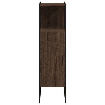 Bathroom Cabinet Brown Oak 33x33x120.5 cm Engineered Wood - Bend