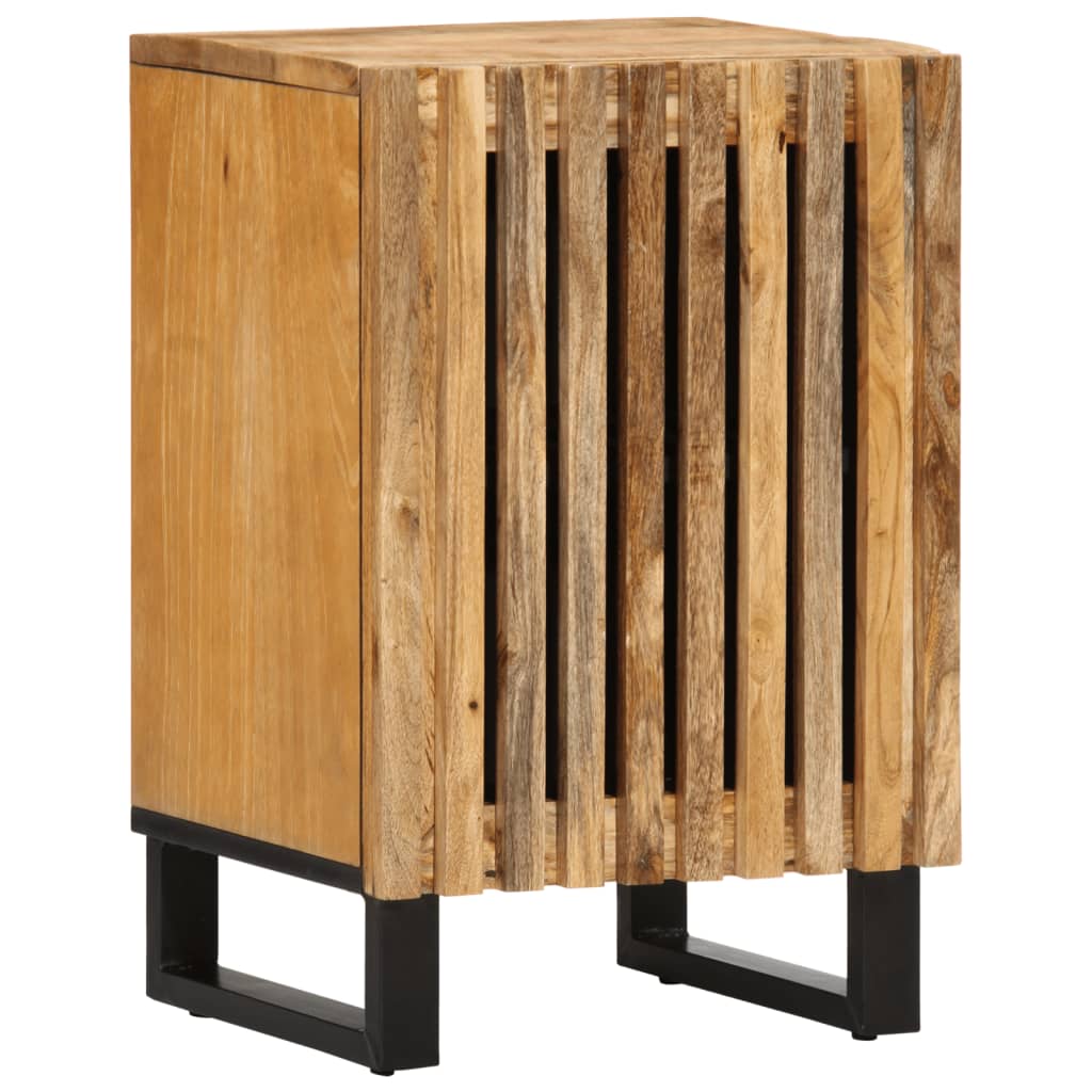 Bathroom Cabinet 38x34x58 cm Solid Wood Rough Mango