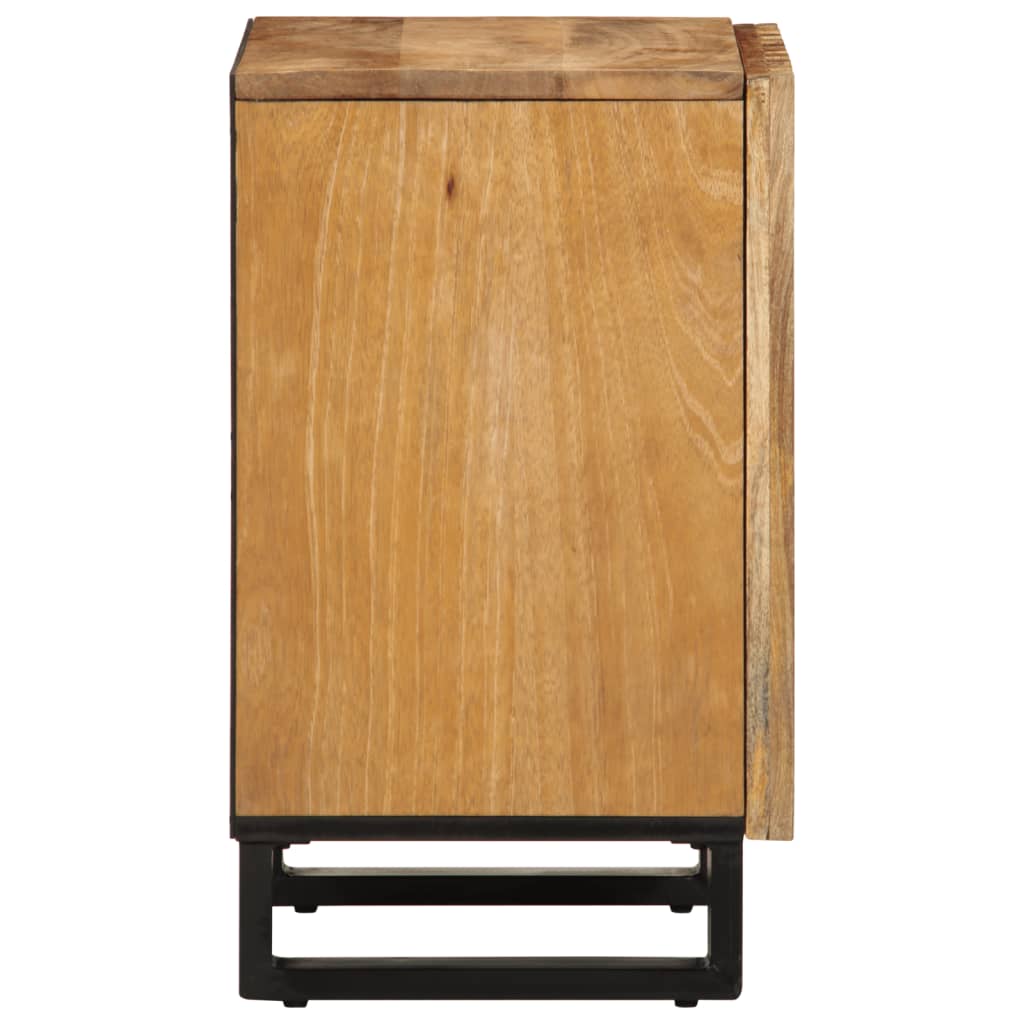 Bathroom Cabinet 38x34x58 cm Solid Wood Rough Mango