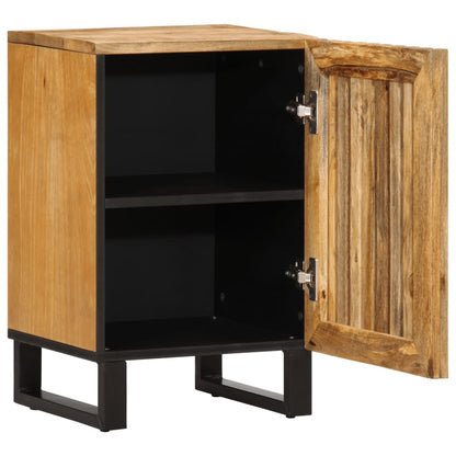 Bathroom Cabinet 38x34x58 cm Solid Wood Rough Mango