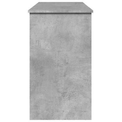 Dressing Table with Mirror Concrete Grey 100x45x76 cm - Bend