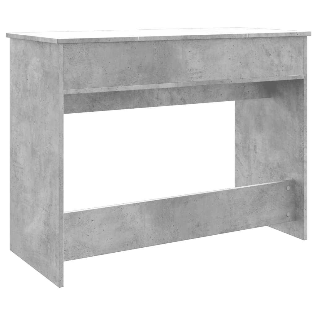 Dressing Table with Mirror Concrete Grey 100x45x76 cm - Bend