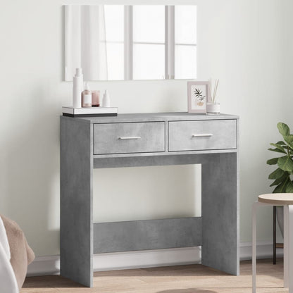 Dressing Table with Mirror Concrete Grey 80x39x80 cm - Bend