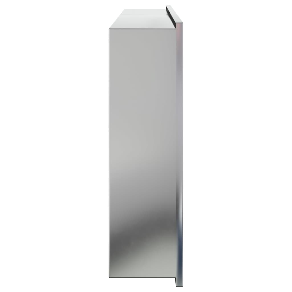 Shower Niche Brushed Silver 62x32x9 cm Stainless Steel