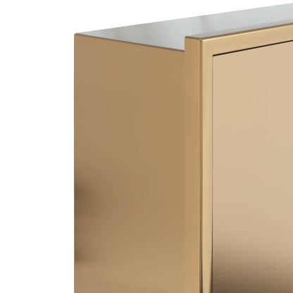 Shower Niche Brushed Gold 62x32x9 cm Stainless Steel Storage Solution