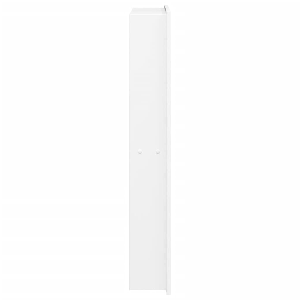 Shower Niche Matt White 32x62x9 cm Stainless Steel Storage Solution