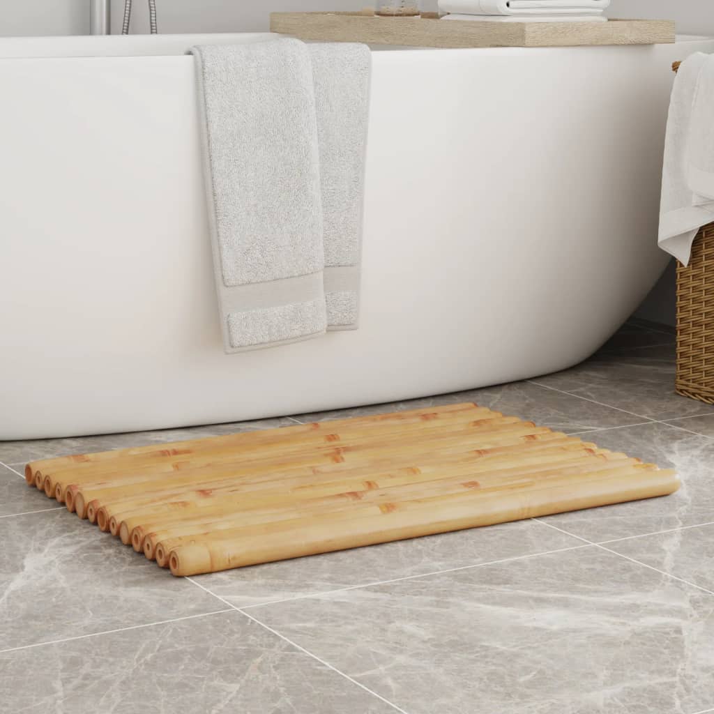 Chunky Bamboo Bath Mats - 2 pcs - Bend