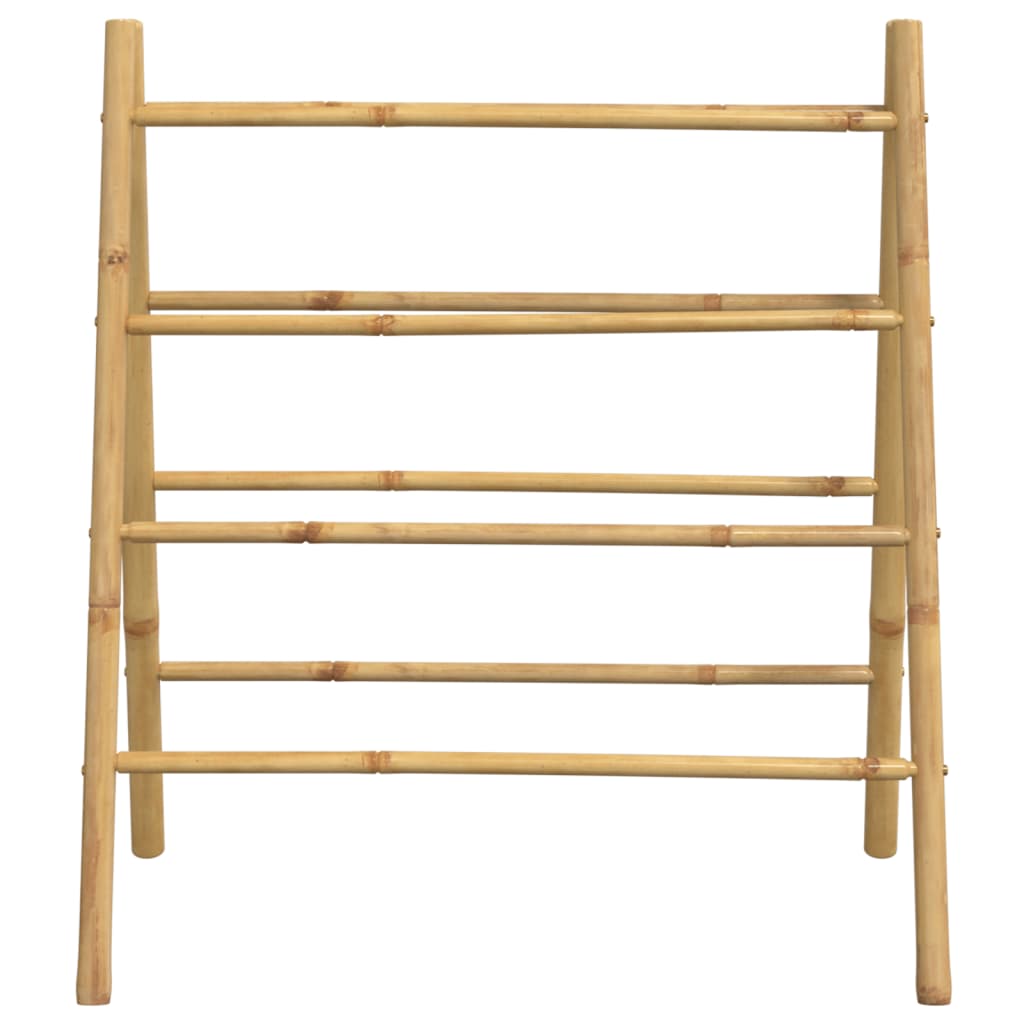 Double Bamboo Towel Ladder with 4 Rungs - Bend