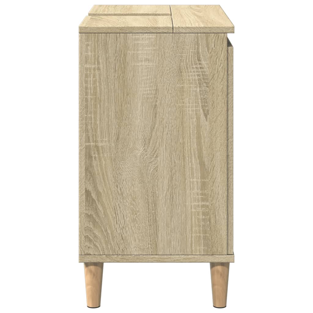 Sink Cabinet Sonoma Oak 58x33x60 cm Engineered Wood - Bend