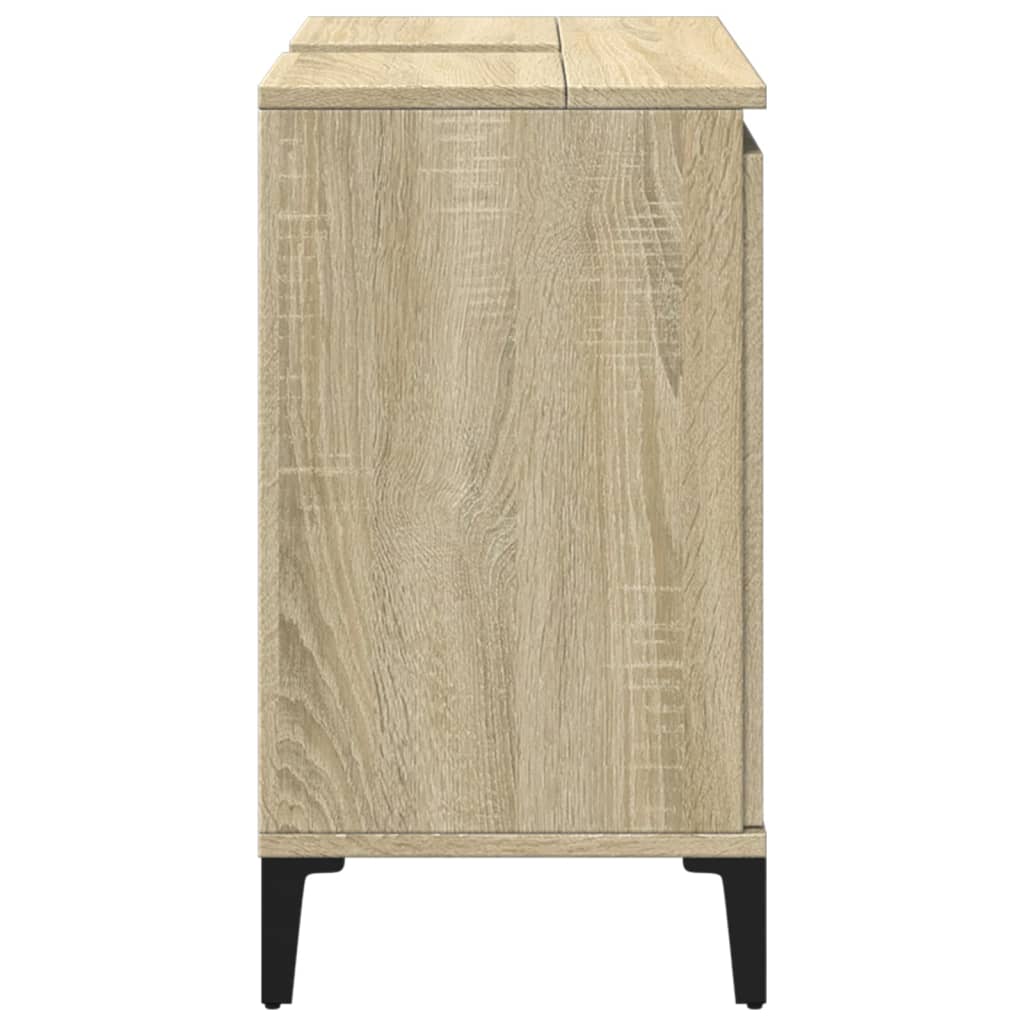 Sink Cabinet Sonoma Oak 58x33x60 cm Engineered Wood