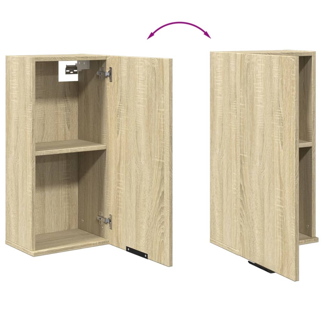 Wall-mounted Bathroom Cabinet Sonoma Oak 32x20x67 cm - Bend