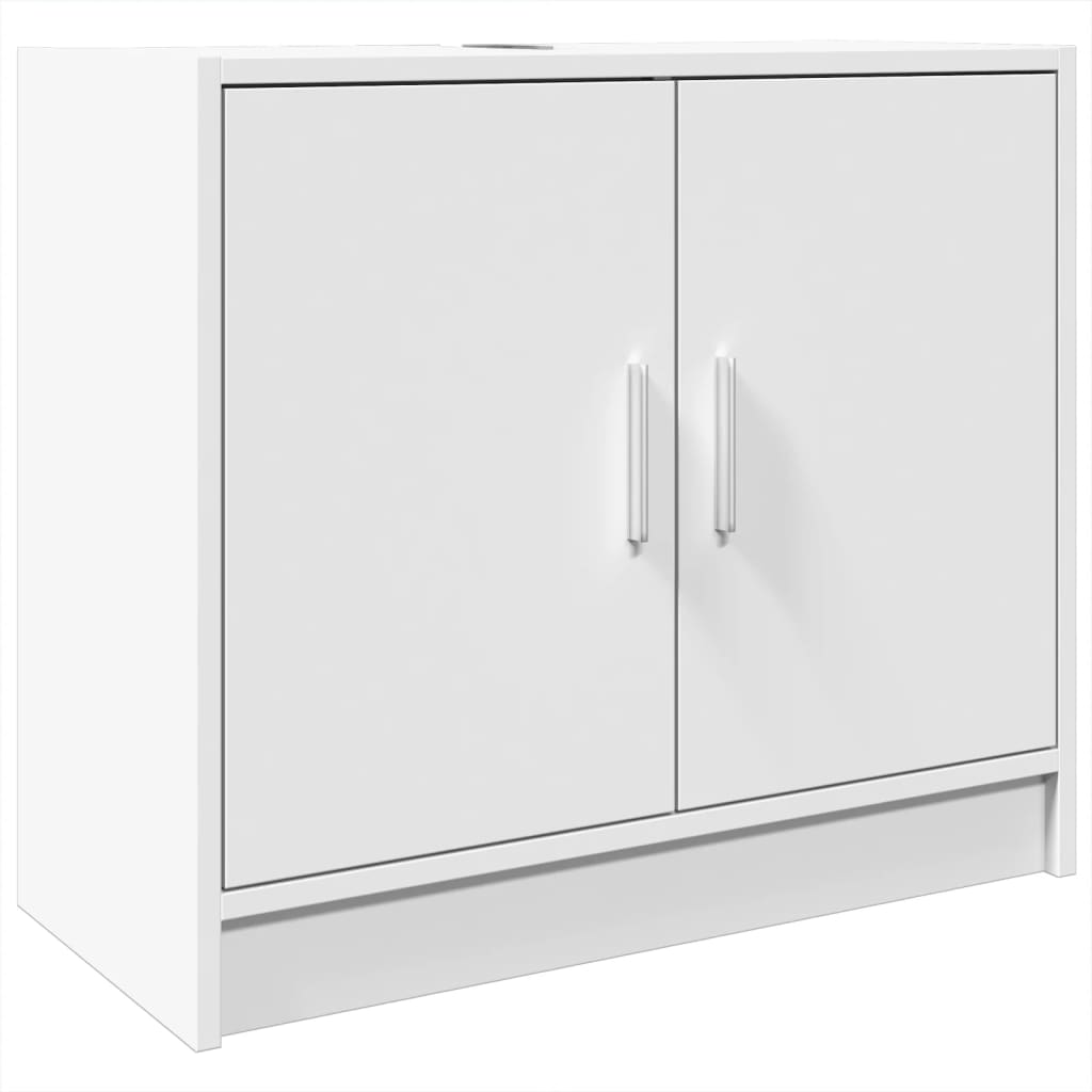 Sink Cabinet White 63x29x55 cm Engineered Wood