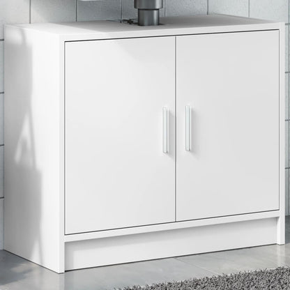 Sink Cabinet White 63x29x55 cm Engineered Wood