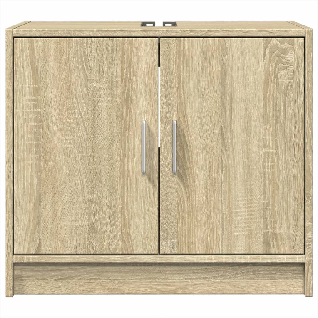 Sink Cabinet Sonoma Oak 63x29x55 cm Engineered Wood