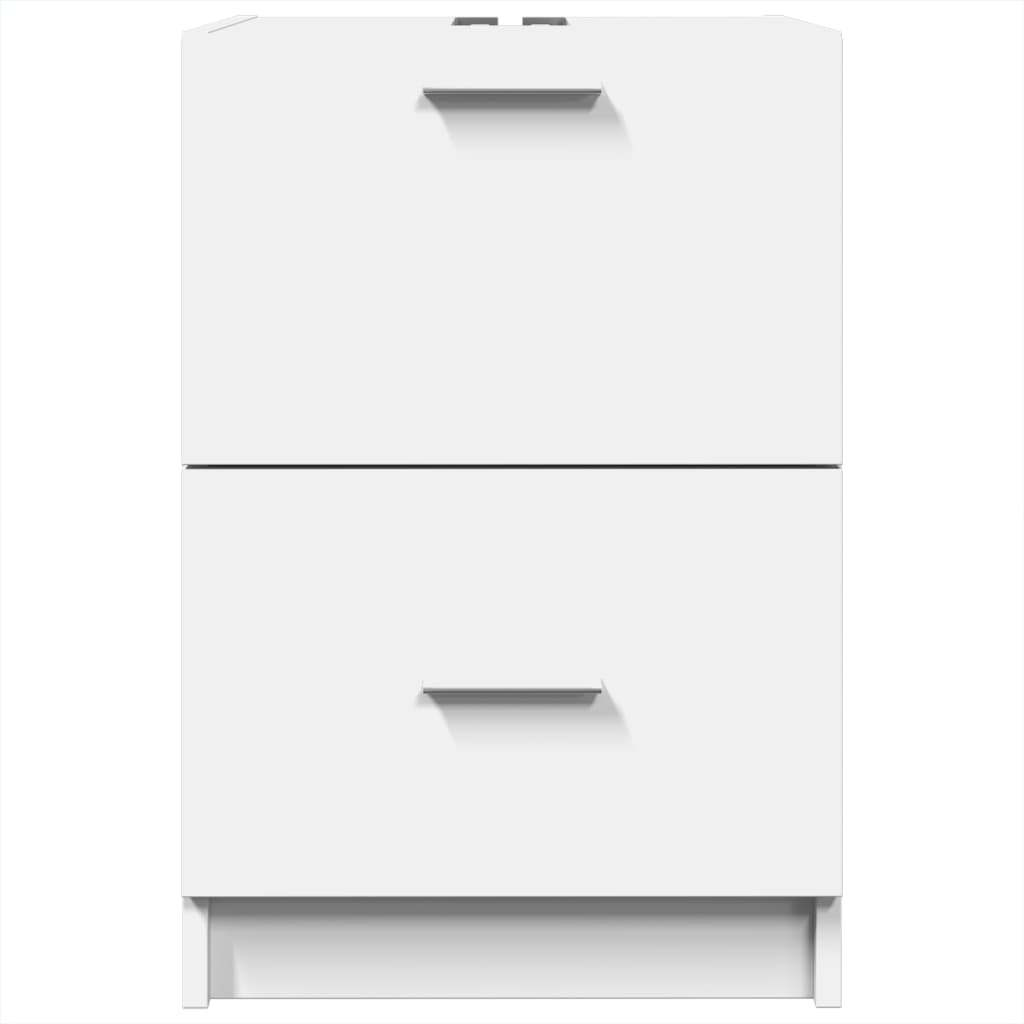 Sink Cabinet White 40x37x59 cm Engineered Wood