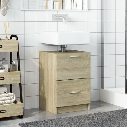 Sink Cabinet Sonoma Oak 40x37x59 cm Engineered Wood