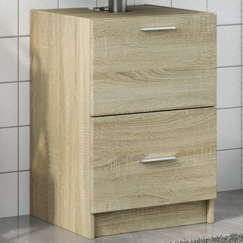 Sink Cabinet Sonoma Oak 40x37x59 cm Engineered Wood