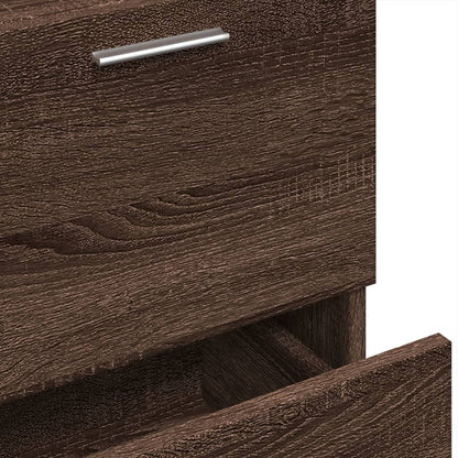 Sink Cabinet Brown Oak 40x37x59 cm Engineered Wood