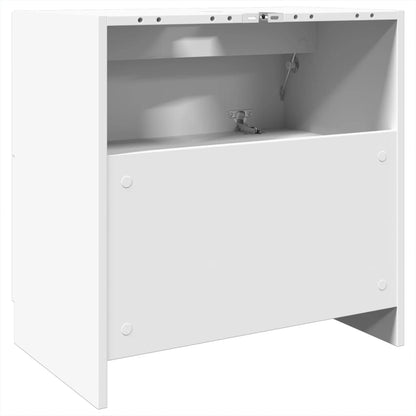 Sink Cabinet White 59x37x59 cm Engineered Wood