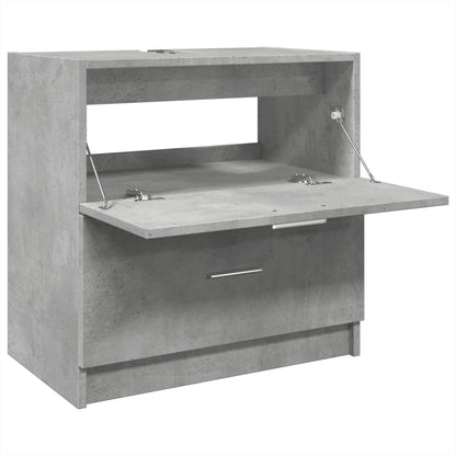 Sink Cabinet Concrete Grey 59x37x59 cm Engineered Wood