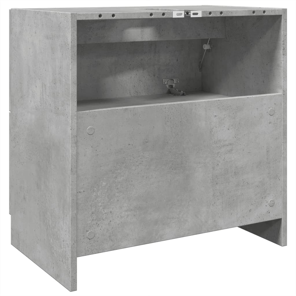 Sink Cabinet Concrete Grey 59x37x59 cm Engineered Wood