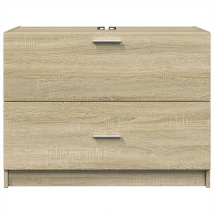 Sink Cabinet Sonoma Oak 78x37x59 cm Engineered Wood