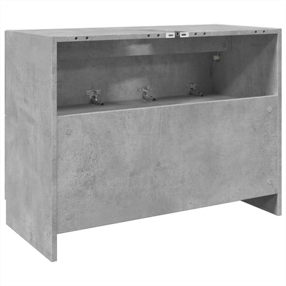 Sink Cabinet Concrete Grey 78x37x59 cm Engineered Wood