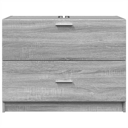 Sink Cabinet Grey Sonoma 78x37x59 cm Engineered Wood