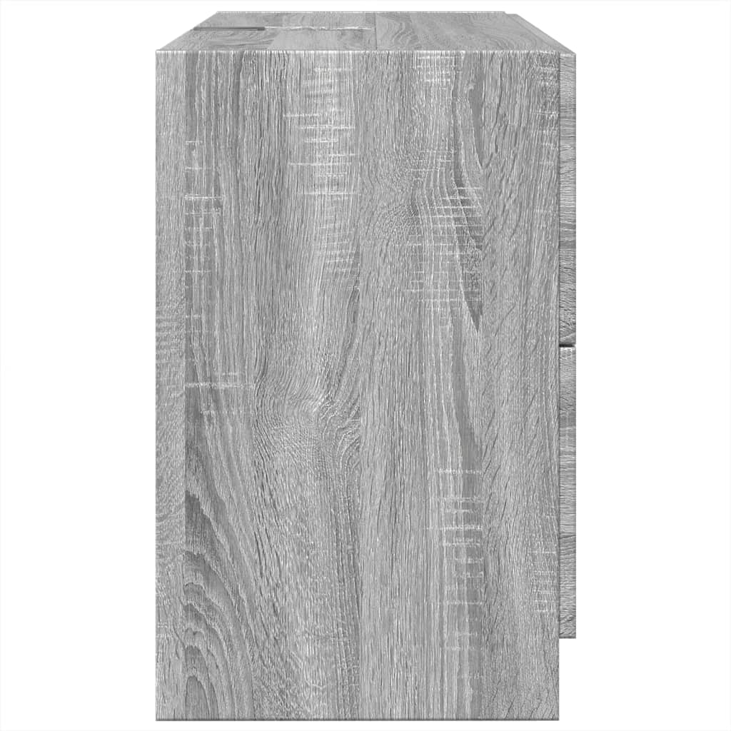 Sink Cabinet Grey Sonoma 78x37x59 cm Engineered Wood