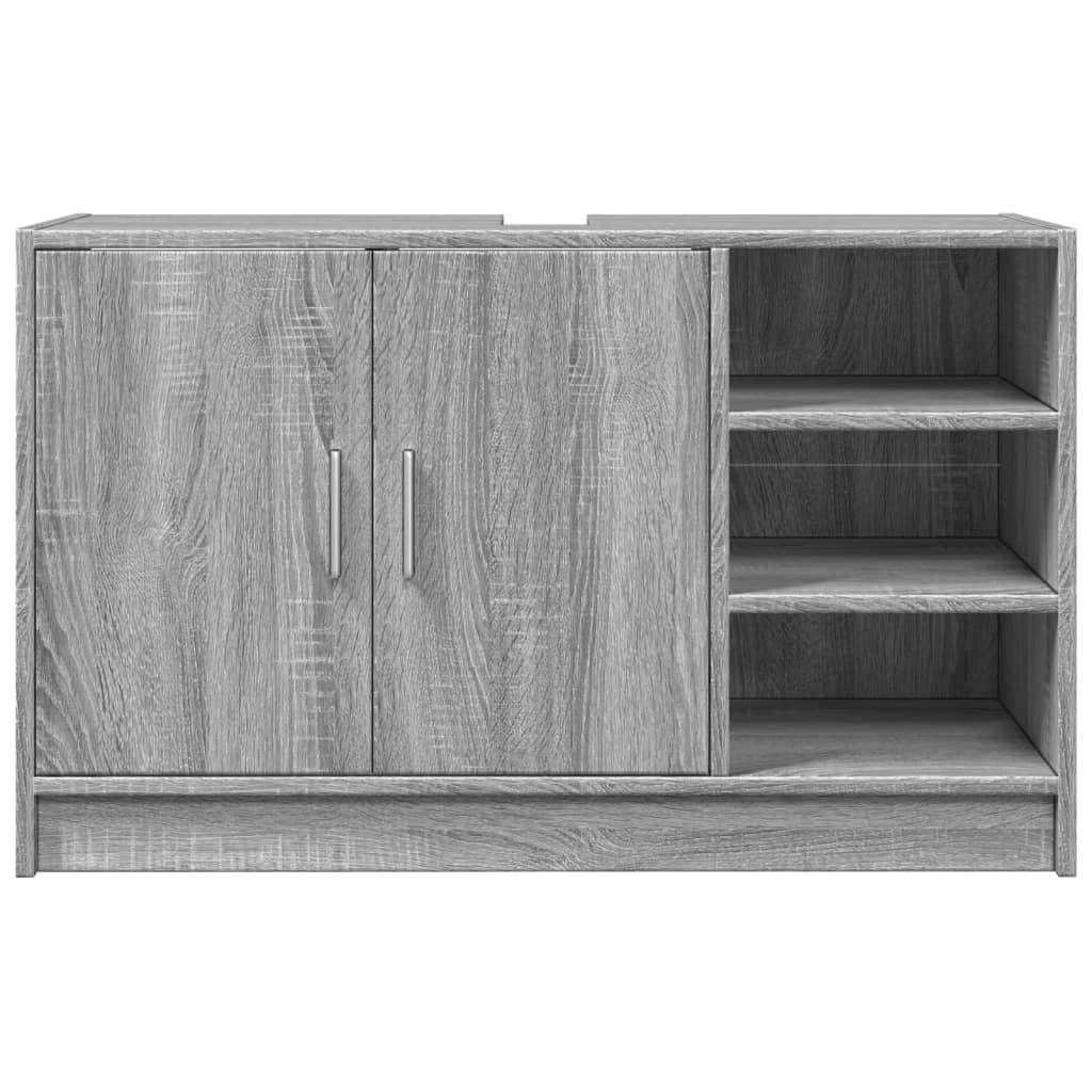 Sink Cabinet Grey Sonoma 90x29x55 cm Engineered Wood