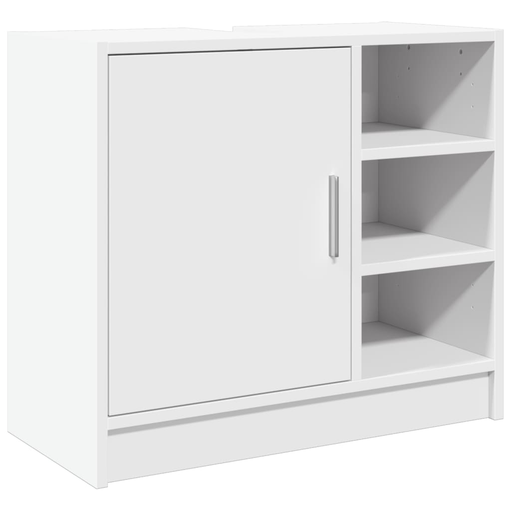 Sink Cabinet White 63x29x55 cm Engineered Wood