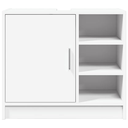 Sink Cabinet White 63x29x55 cm Engineered Wood