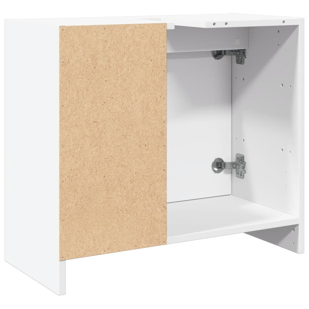 Sink Cabinet White 63x29x55 cm Engineered Wood