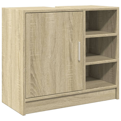 Sink Cabinet Sonoma Oak 63x29x55 cm Engineered Wood