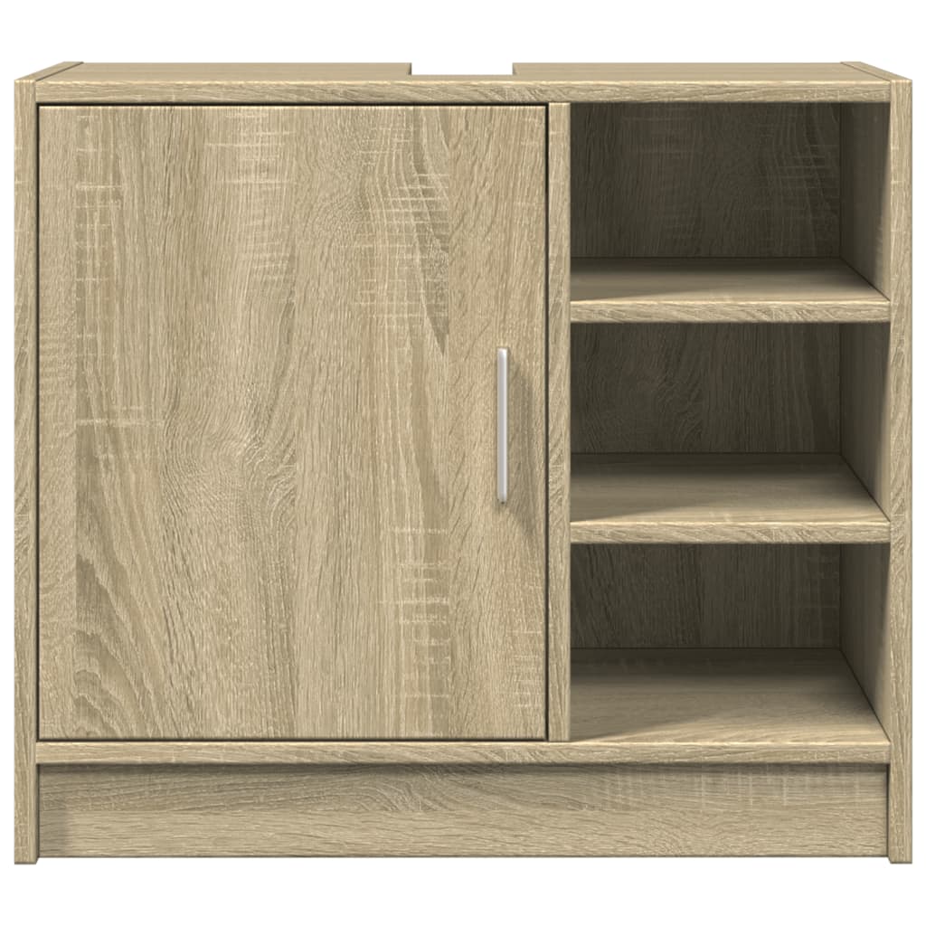 Sink Cabinet Sonoma Oak 63x29x55 cm Engineered Wood