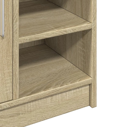 Sink Cabinet Sonoma Oak 63x29x55 cm Engineered Wood