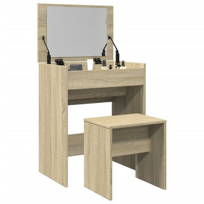 Dressing Table and Stool Sonoma Oak 60x40x113.5 cm - Bend