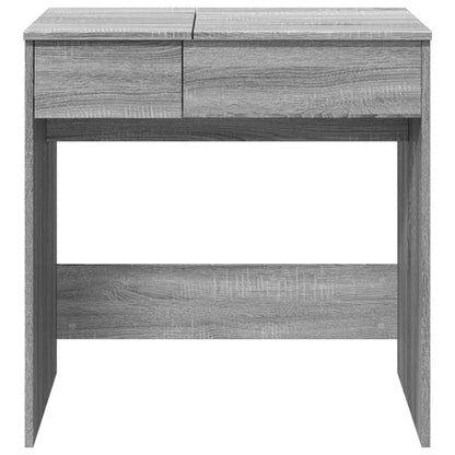 Dressing Table with Mirror Grey Sonoma 73x46.5x120 cm