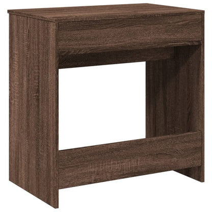 Dressing Table with Mirror Brown Oak 73x46.5x120 cm - Bend