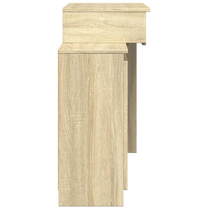 Dressing Table with LED Sonoma Oak 115x37x110.5 cm - Bend