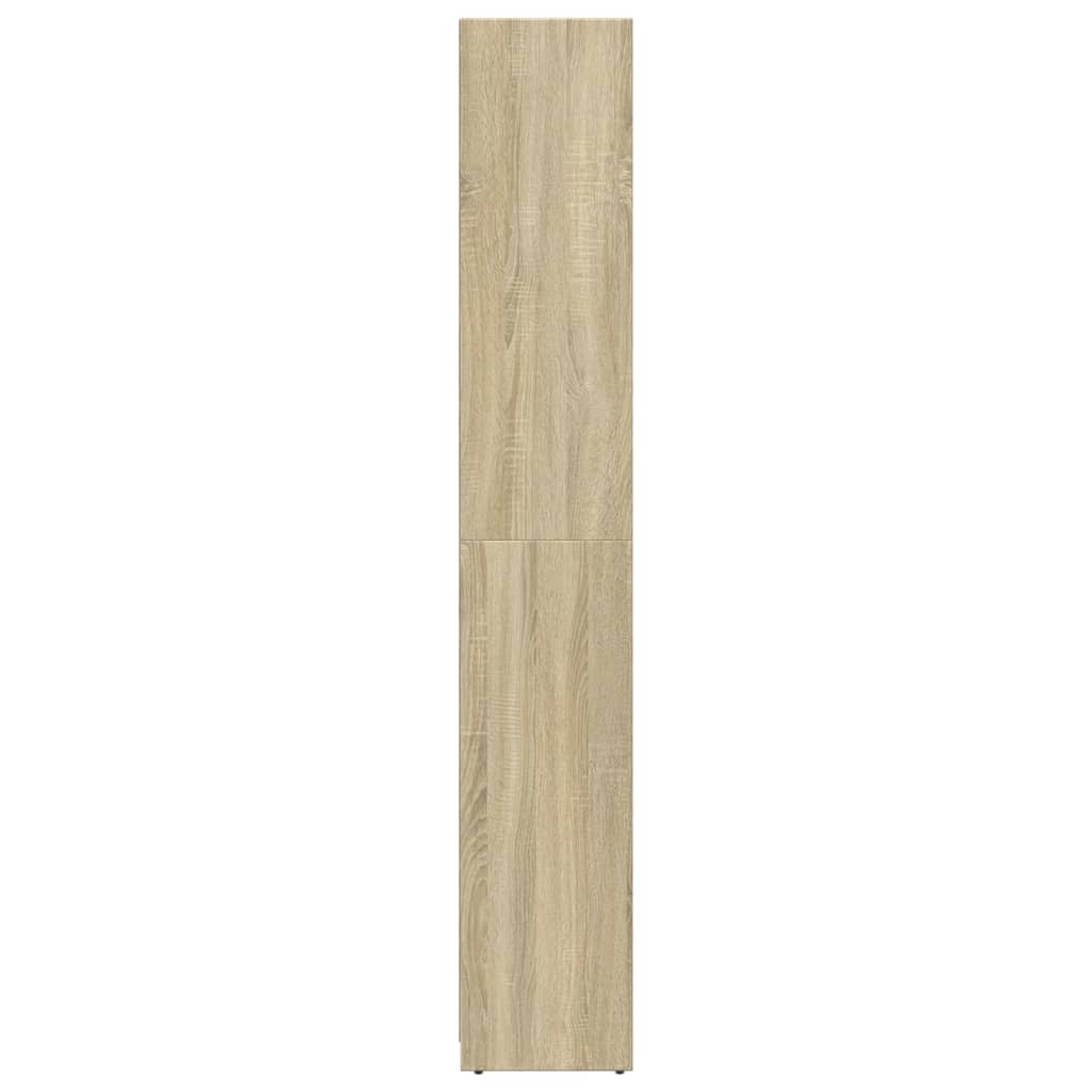 Bathroom Cabinet Sonoma Oak 30x30x183.5 cm Engineered Wood