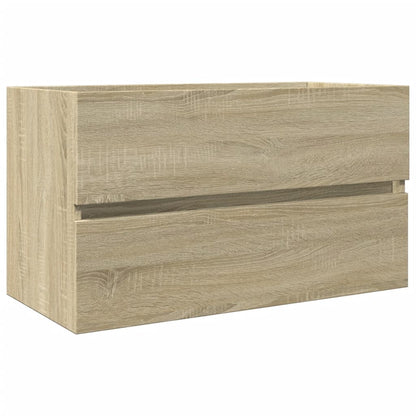 Sink Cabinet Sonoma Oak 80x38.5x45 cm Engineered Wood