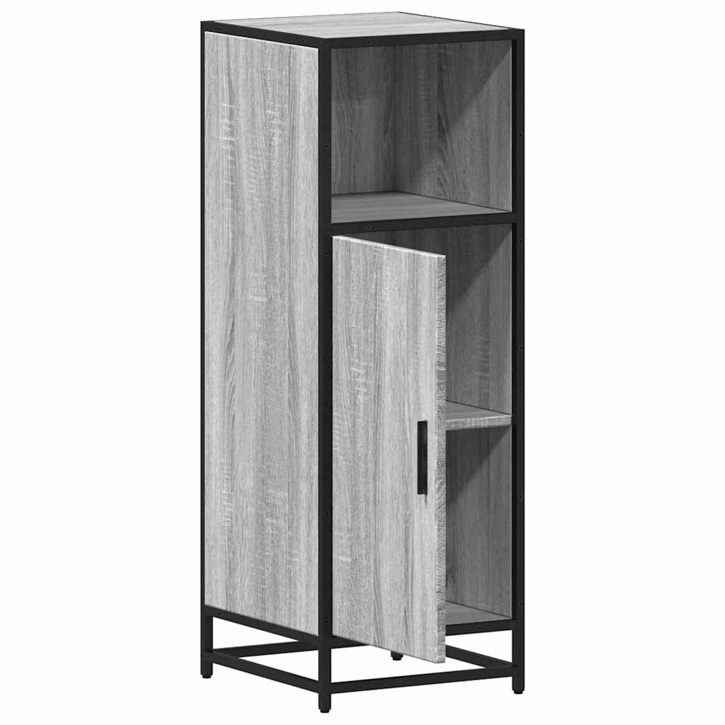 Bathroom Cabinet Grey Sonoma 35x37.5x100 cm Engineered Wood