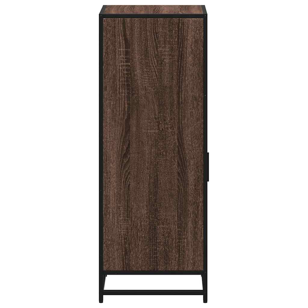 Bathroom Cabinet Brown Oak 35x37.5x100 cm Engineered Wood